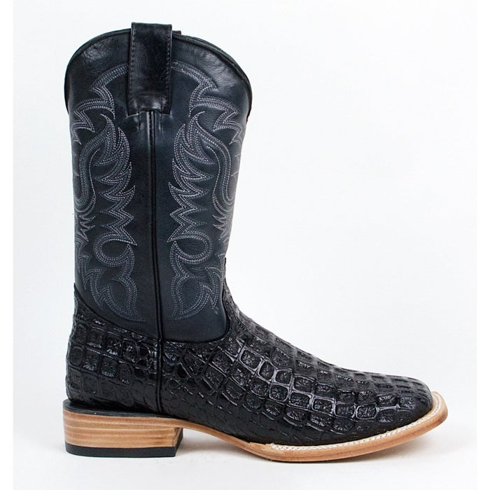 Botas de Cocodrilo Grabado Horma Rodeo Cuadrada