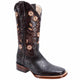 Botas de Cuero Cincelado Horma Rodeo para Mujer Color Cafe JB-16-09CAF
