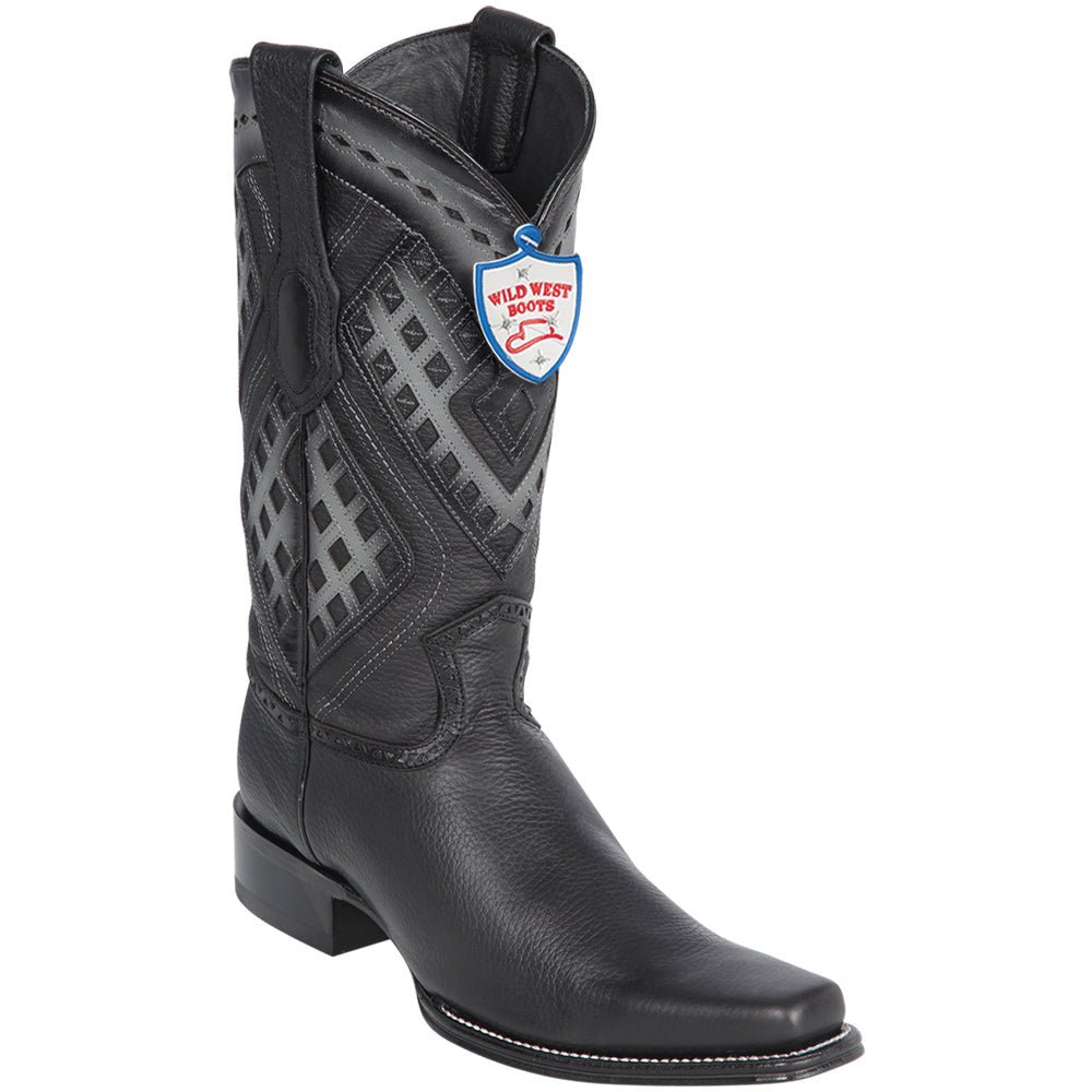Botas de Cuero con Acabado Grisly Horma Europea WW-2762705 1 WW-2762705-060  - from alligatorwarehouse.com
