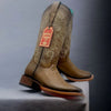 Botas de Cuero con Flores para Mujer en Horma Rodeo 6   - from alligatorwarehouse.com
