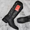 Botas de Cuero con Flores para Mujer en Horma Rodeo 11   - from alligatorwarehouse.com