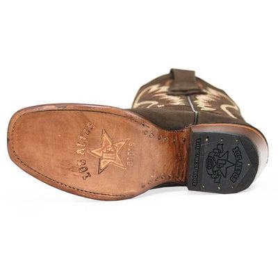 Botas de Cuero Crazy en Horma Dubai para Dama Color Cafe 3 LAB-39N6207-050  - from alligatorwarehouse.com