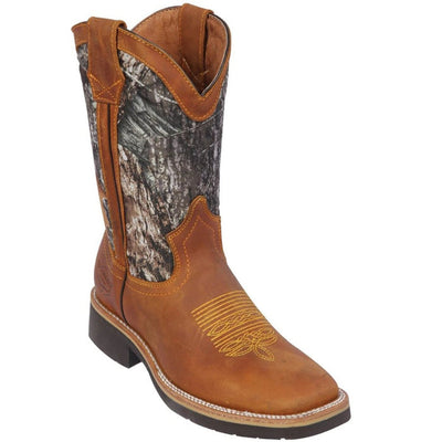 Botas de Cuero Crazy Horma Cuadrada Ancha 1   - from alligatorwarehouse.com