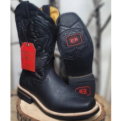 Botas de Cuero Crazy Original Horma Rodeo Cuadrada 1   - from alligatorwarehouse.com