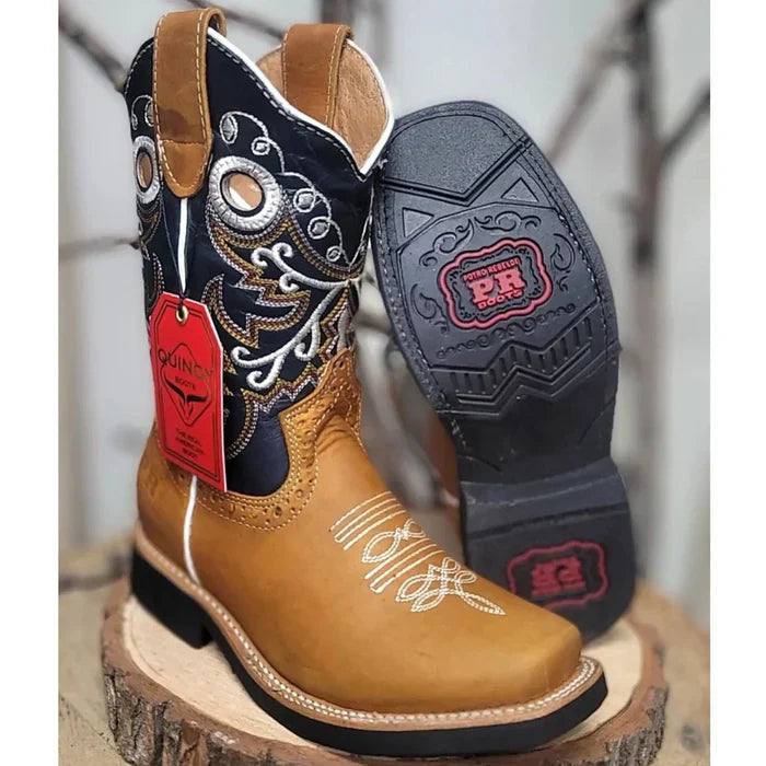 Botas de Cuero Crazy Original Horma Rodeo Cuadrada