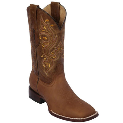 Botas de Cuero Crazy Original Horma Rodeo Cuadrada 1   - from alligatorwarehouse.com