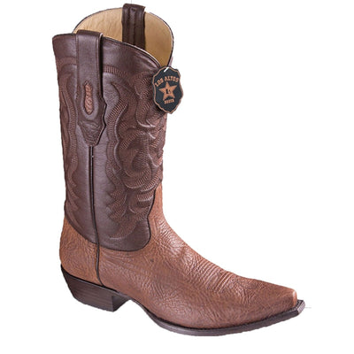 Botas de Cuero de Cuello de Toro con Punta Recortada 1 LAB-943107-060  - from alligatorwarehouse.com