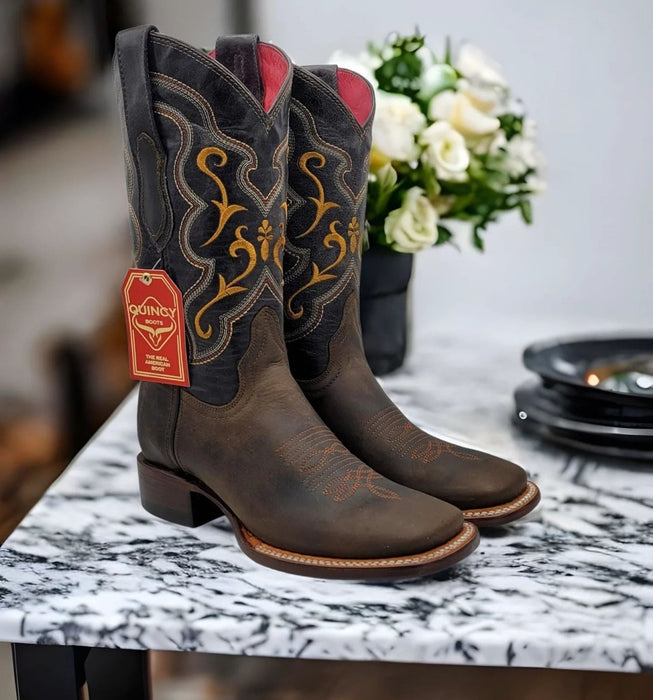 Botas de Cuero Grasso para Mujer en Horma Rodeo