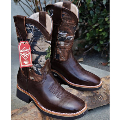 Botas de Cuero Original Horma Rodeo Cuadrada con Suela de Hule 1   - from alligatorwarehouse.com