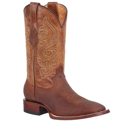 Botas de Cuero Original Horma Rodeo Cuadrada