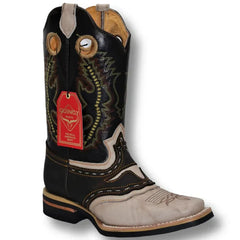 Botas de Cuero Original Horma Rodeo Cuadrada