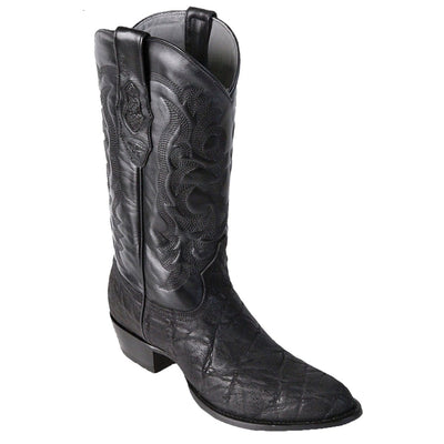 Botas de Elefante Original Horma Oval Color Negro Los Altos Boots 1 LAB-657005-060  - from alligatorwarehouse.com