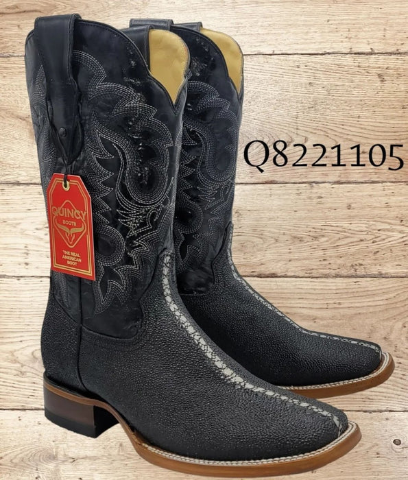 Botas de Mantarraya PC Grabada Horma Rodeo Cuadrada 3   - from alligatorwarehouse.com