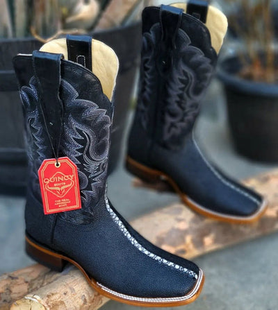 Botas de Mantarraya PC Grabada Horma Rodeo Cuadrada 4   - from alligatorwarehouse.com