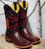 Botas de Piton Grabado Horma Rodeo Cuadrada 2   - from alligatorwarehouse.com