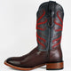Botas de Piton Grabado Horma Rodeo Cuadrada