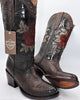 Botas de Piton Grabado para Mujer en Punta Oval 3   - from alligatorwarehouse.com