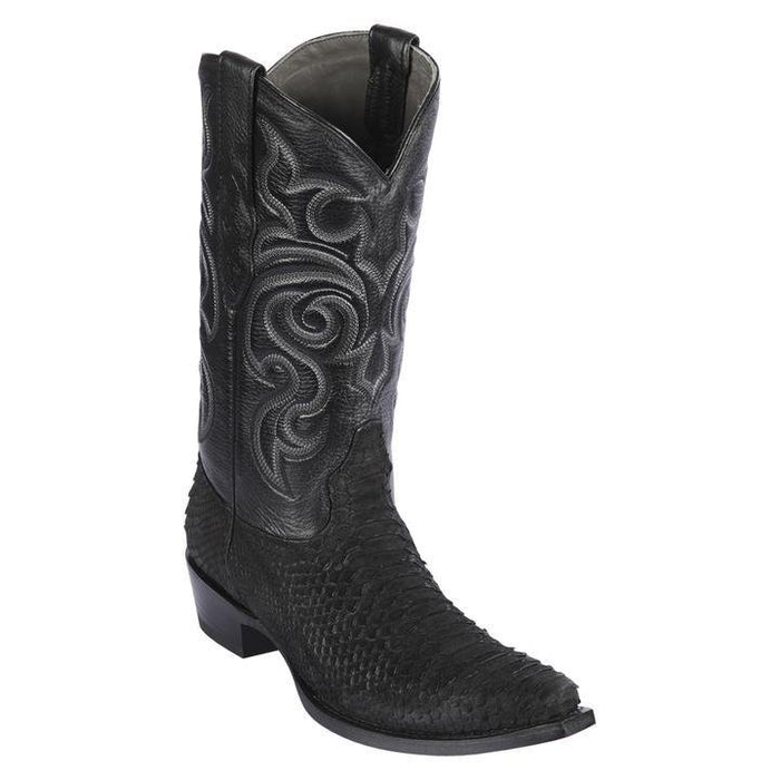 Botas de Piton Punta Recortada Nobuck