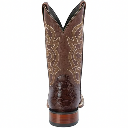 Botas de Tortuga Grabada Horma Rodeo Cuadrada