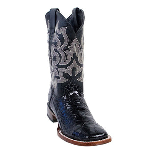 Botas de Tortuga Grabada Horma Rodeo Cuadrada