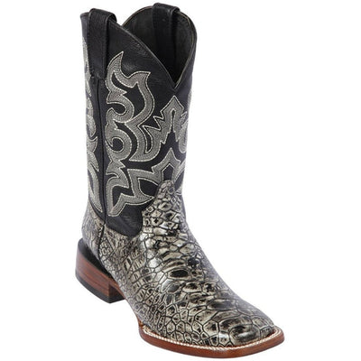 Botas de Tortuga Grabada Horma Rodeo Cuadrada 1   - from alligatorwarehouse.com