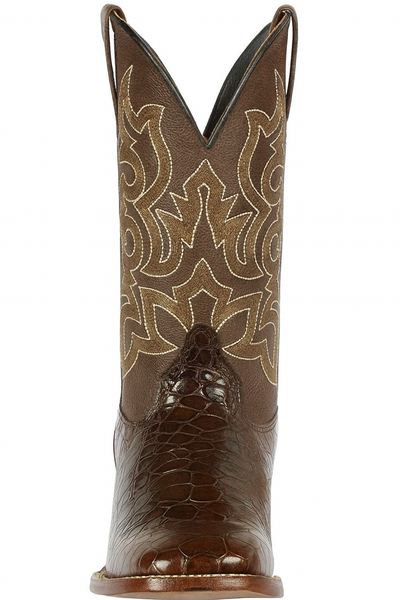 Botas de Tortuga Grabada Horma Rodeo Cuadrada 3   - from alligatorwarehouse.com