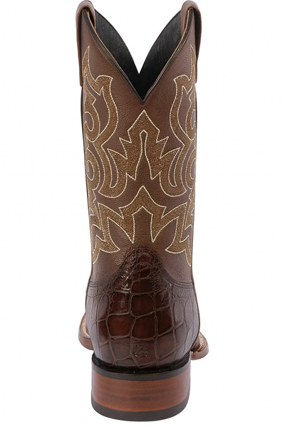 Botas de Tortuga Grabada Horma Rodeo Cuadrada 4   - from alligatorwarehouse.com