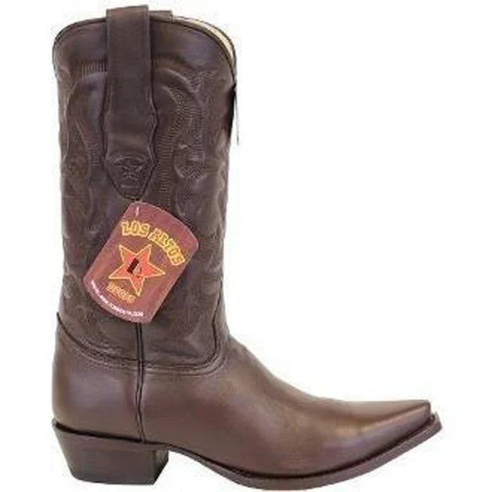 Botas de Cuero Pull Up Horma Ranchera Cuadrada LAB