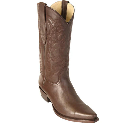 Botas de Cuero Pull Up Horma Ranchera Cuadrada LAB