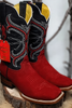Botas de Cuero Gamuza Horma Rodeo Cuadrada 6   - from alligatorwarehouse.com