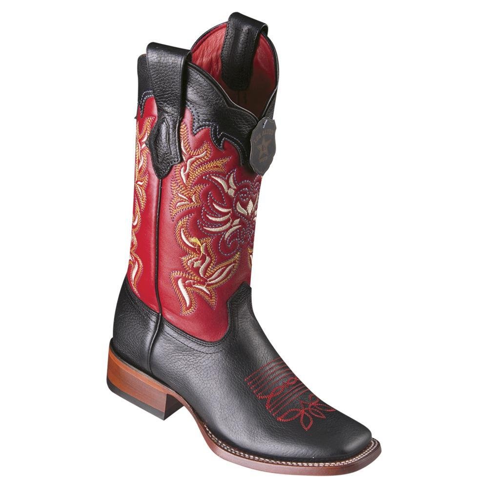 Botas Vaqueras de Cuero Grisly en Punta Amplia para Dama LAB-3222705 1 LAB-3222705-050  - from alligatorwarehouse.com