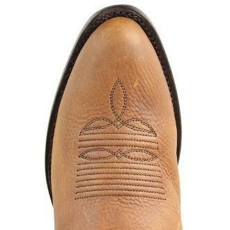 Botas Vaqueras de Cuero Grisly Horma Redonda LAB-652751 3 LAB-652751-060  - from alligatorwarehouse.com