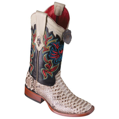 Botas Vaqueras de Piton Original en Punta Cuadrada para Dama LAB-3225749 1 LAB-3225749-050  - from alligatorwarehouse.com