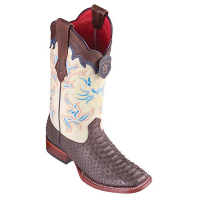 Botas Vaqueras de Piton Original en Punta Cuadrada para Dama LAB-322N5707 1 LAB-322N5707-050  - from alligatorwarehouse.com