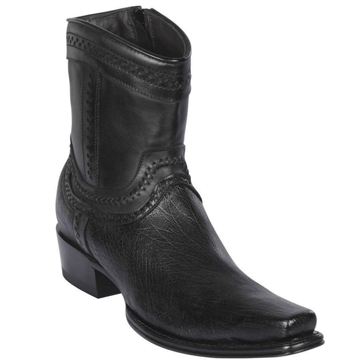 Botines de Panza de Avestruz Original Punta Europea LAB-76B9705