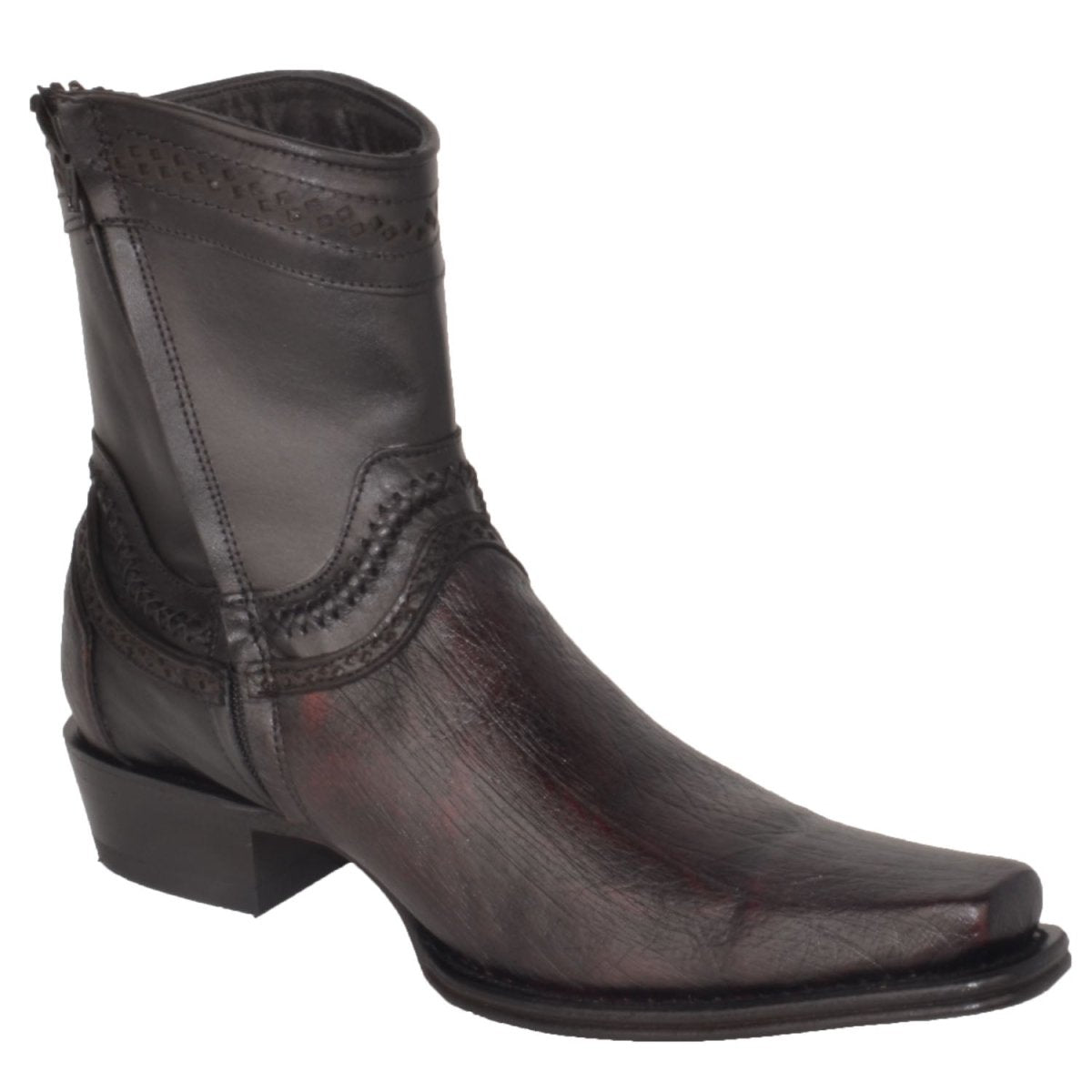 Botines de Panza de Avestruz Original Punta Europea LAB-76B9718