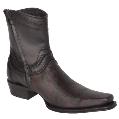 Botines de Panza de Avestruz Original Punta Europea LAB-76B9718 3 LAB-76B9718-060  - from alligatorwarehouse.com