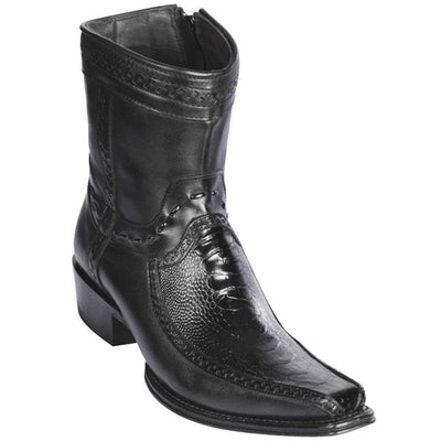 Botin Avestruz Pata con Venado Punta Europea LAB-76BF0505