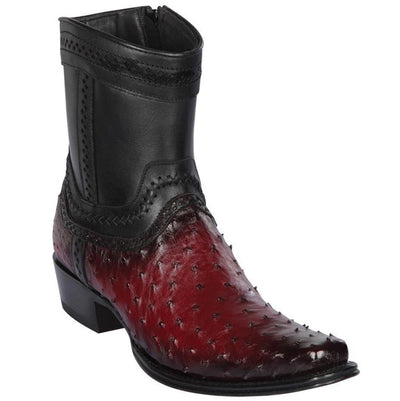 Botin Avestruz Piel Original Punta Europea LAB-76B0343 1 LAB-76B0343-060  - from alligatorwarehouse.com