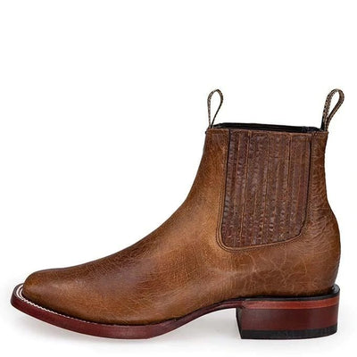 Botin Charro de Cuero Volcano Punta Cuadrada LAB-82B5235 3 LAB-82B5235-060  - from alligatorwarehouse.com