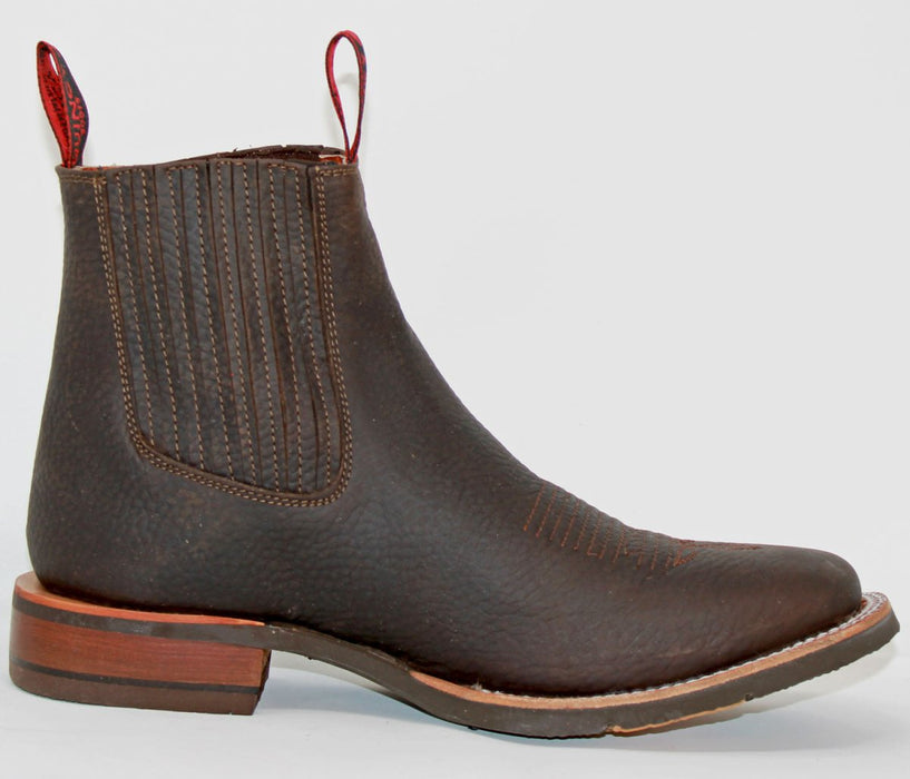 Botines Charros Quincy con Punta Cuadrada y Suela de Hule 4   - from alligatorwarehouse.com