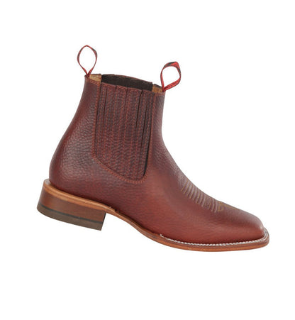Botines Charros Quincy con Punta Cuadrada
