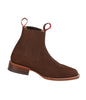 Botin Charro Quincy de Gamuza con Punta Cuadrada 5   - from alligatorwarehouse.com