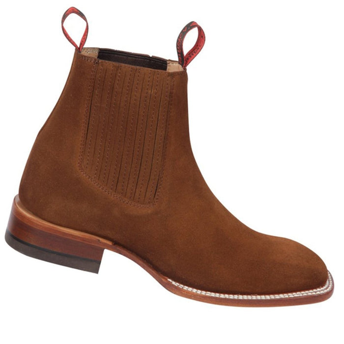 Botines Charros Quincy de Gamuza con Punta Cuadrada 3   - from alligatorwarehouse.com