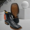 Botin de Cocodrilo Grabado con Punta Cuadrada 8   - from alligatorwarehouse.com
