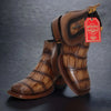 Botin de Cocodrilo Grabado con Punta Cuadrada 5   - from alligatorwarehouse.com