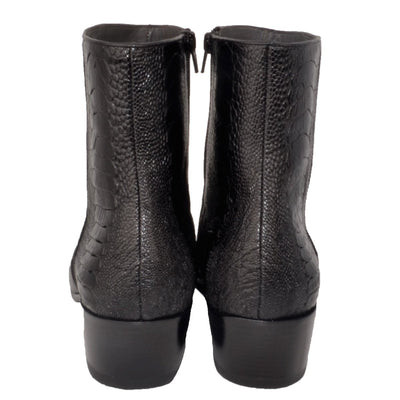 Botines Piel Avestruz Pata Horma Puntal LAB-630505 5 LAB-630505-060  - from alligatorwarehouse.com