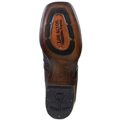 Botin Vaquero de Avestruz Original Horma Cuadrada LAB-82BV0359 5 LAB-82BV0359-060  - from alligatorwarehouse.com