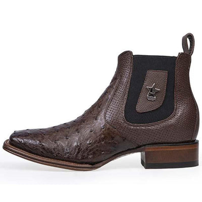 Botin Vaquero de Avestruz Original Horma Cuadrada LAB-82BV0359 2 LAB-82BV0359-060  - from alligatorwarehouse.com