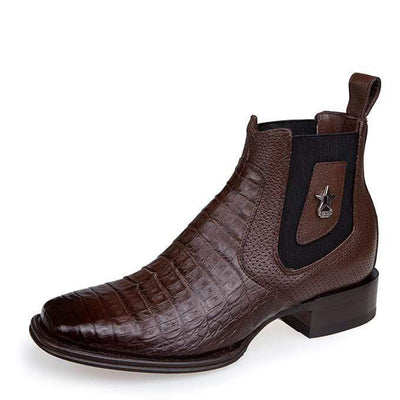 Botin Vaquero de Cocodrilo Caiman Panza Original Horma Cuadrada 82BV8207 2 LAB-82BV8207-060  - from alligatorwarehouse.com